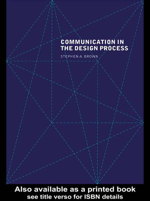 cover image of Communication in the Design Process